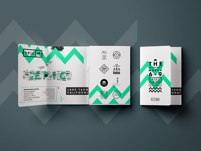 dribbble_2016_epic_featured Brochure Design Inspiration (64 Modern Brochure Examples)