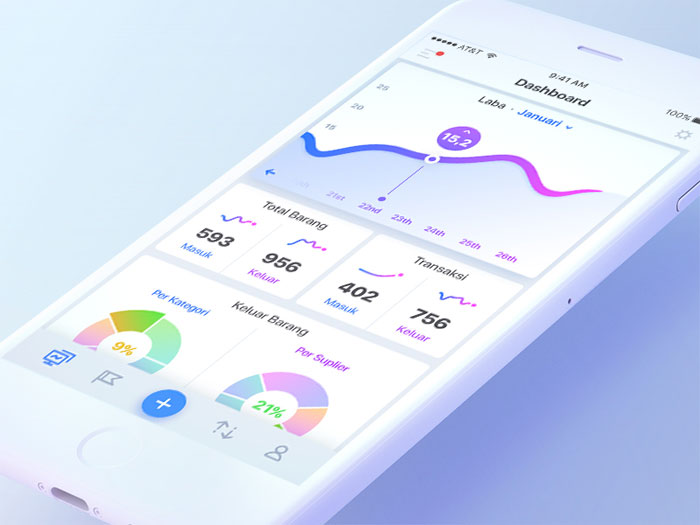 seller-dashboard-large Mobile Dashboard Design: Android and iOS UI Examples