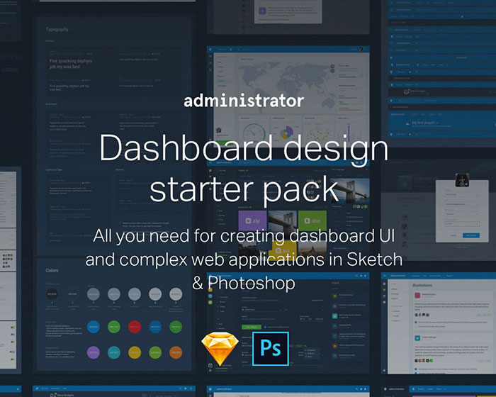 Administrator: Dashboard Design Pack