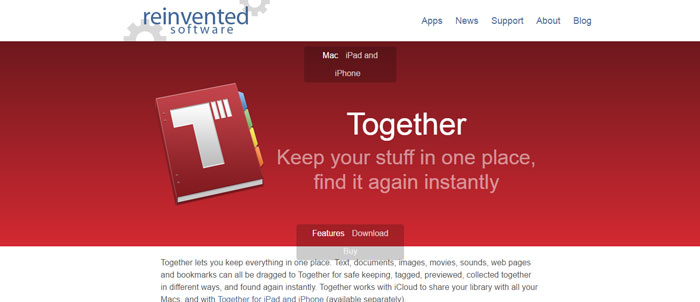 Reinvented-Software-Together-for_-https___reinventedsoftware Evernote alternatives - 14 competitors to use instead