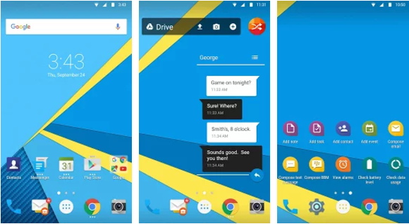 BlackBerry-Launcher Android launcher apps: The best that you should try