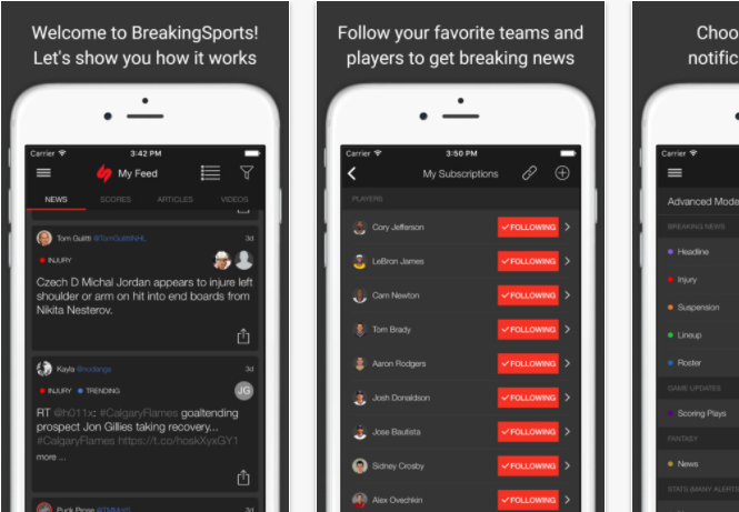 BreakingSports Best Sports Apps for iPhone