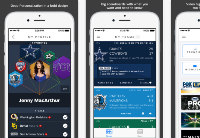 FOX-Sports-Mobile Best Sports Apps for iPhone