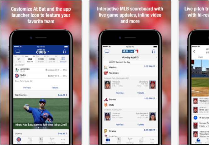 MLB.com-At-Bat Best Sports Apps for iPhone