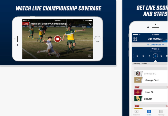 NCAA-Sports Best Sports Apps for iPhone