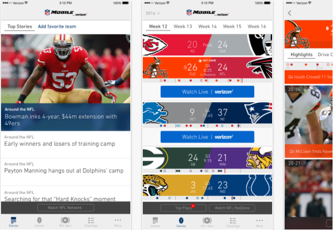 NFL-Mobile Best Sports Apps for iPhone