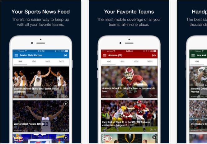 The-Sports-Feed Best Sports Apps for iPhone
