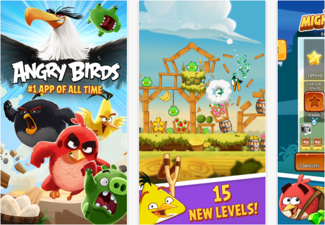 Angry-Birds Best Arcade Games for iPhone and iPad