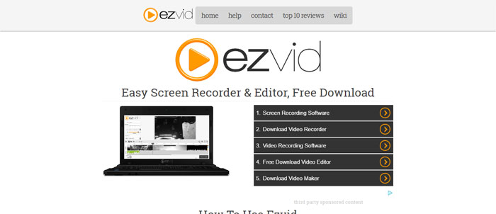 Ezvid-Video-Maker Best Free Screen Recorder Software