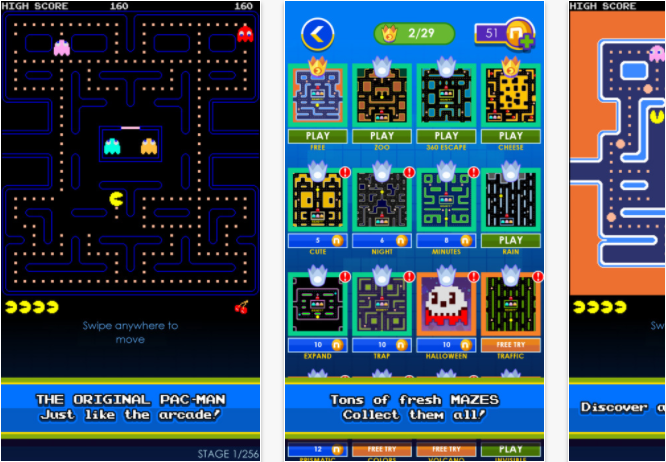 Pacman Best Arcade Games for iPhone and iPad