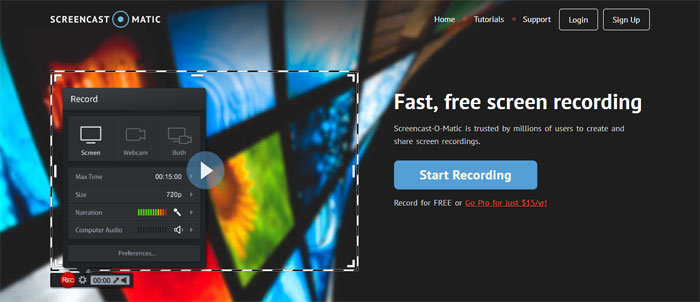 Screencast-O-Matic Best Free Screen Recorder Software