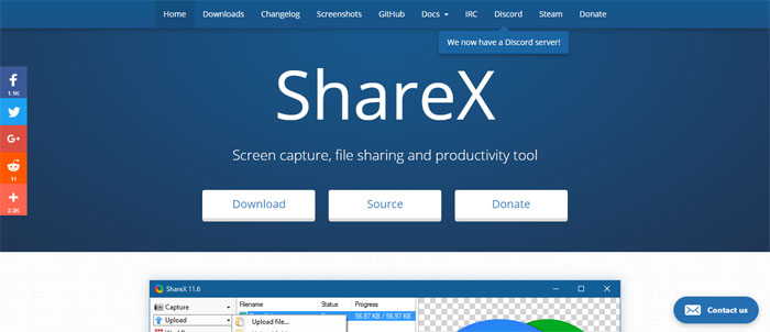 ShareX Best Free Screen Recorder Software