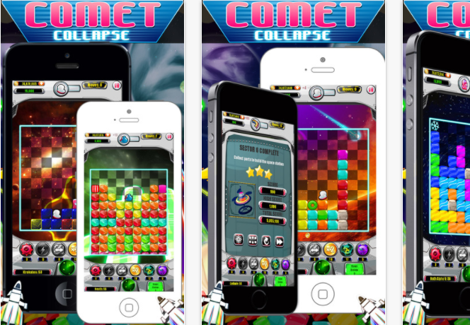 The-Blocks-Comet Best Arcade Games for iPhone and iPad
