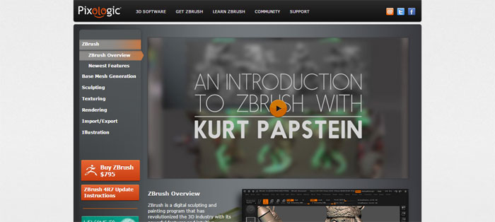 ZBrush Free CAD Software To Create 3D Models With