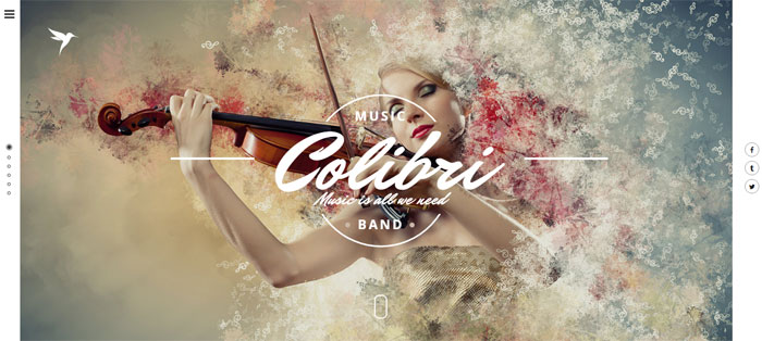 Colibri WordPress Themes for Musicians (46 WP Themes)