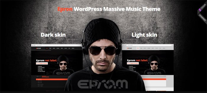 EPRON WordPress Themes for Musicians (46 WP Themes)