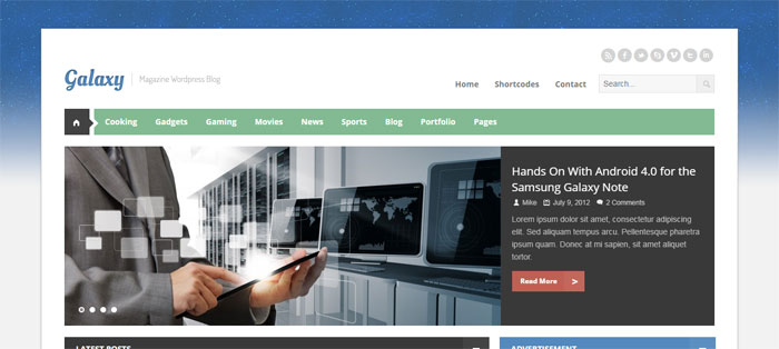 Galaxy Architecture WordPress Themes To Design An Architect's Website