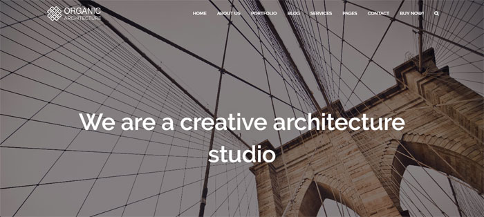 Organic Architecture WordPress Themes To Design An Architect's Website