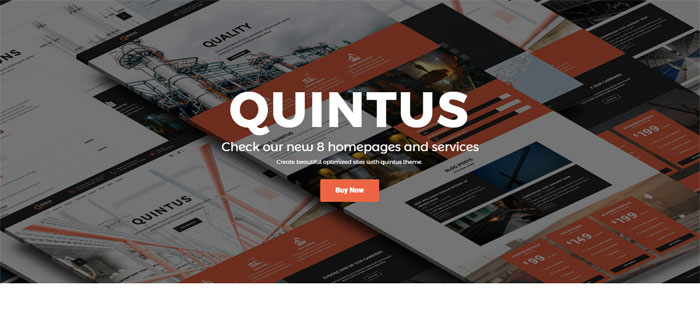 Quintus Architecture WordPress Themes To Design An Architect's Website