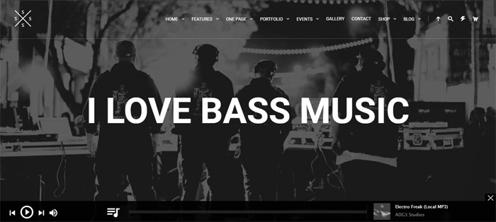 SPECTRA WordPress Themes for Musicians (46 WP Themes)