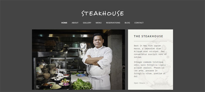 Steakhouse Architecture WordPress Themes To Design An Architect's Website