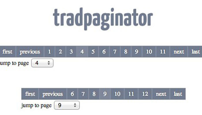 Screenshot jQuery Pagination Plugins To Download