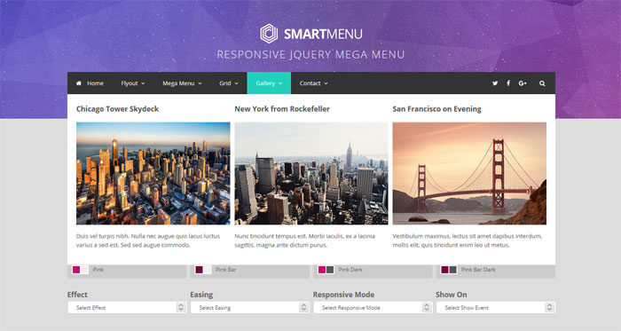 SmartMenu-2 jQuery Form Plugins To Use In Your Websites (46 Options)