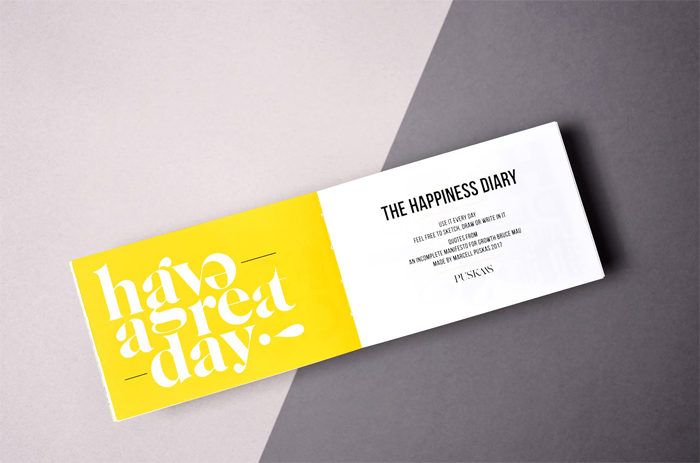 Happiness-Diary-3 Packaging Design: Tips, Ideas, and Inspiration