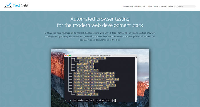 devexpress.github.io_testcafe_ Javascript Testing Frameworks: The Best to Test JS Code