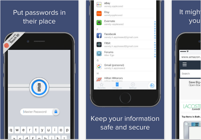 1Password iOS productivity apps for iPhone and iPad