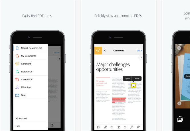 Adobe-Acrobat-Reader iOS productivity apps for iPhone and iPad