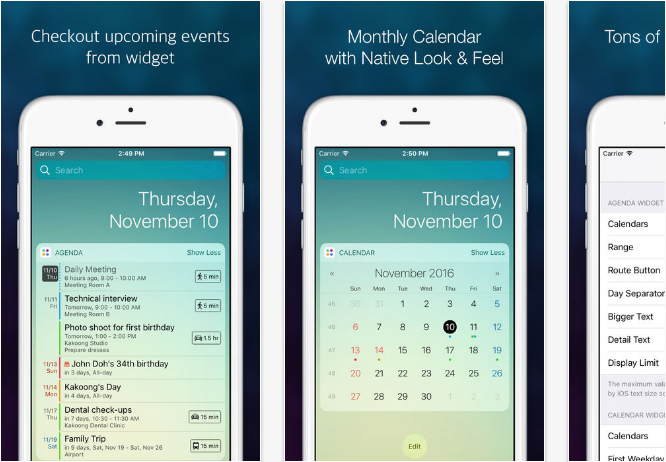 Agenda iOS productivity apps for iPhone and iPad