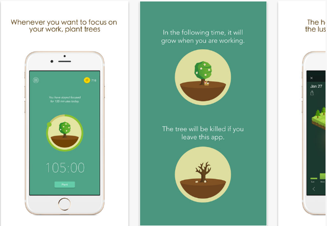Forest iOS productivity apps for iPhone and iPad
