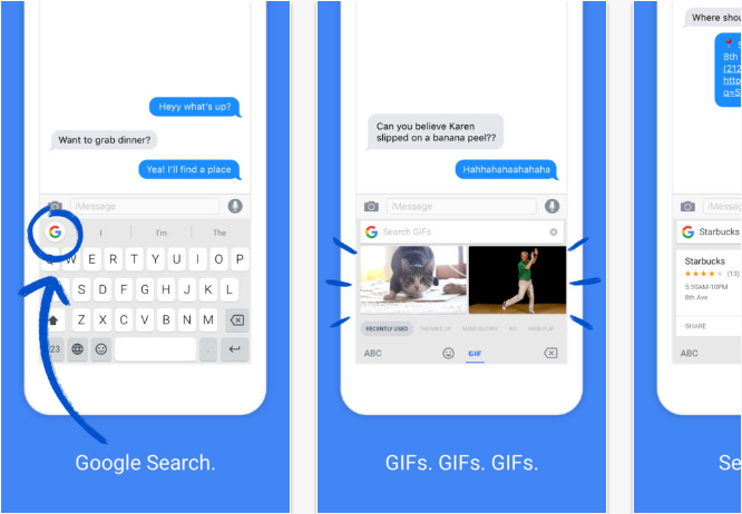 Gboard iOS productivity apps for iPhone and iPad