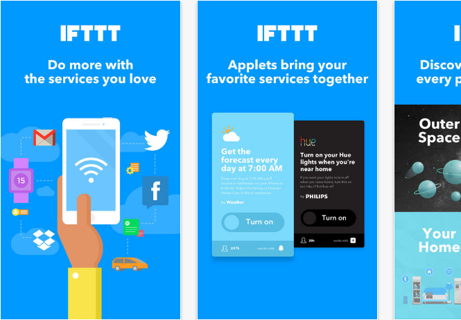 IFTT iOS productivity apps for iPhone and iPad
