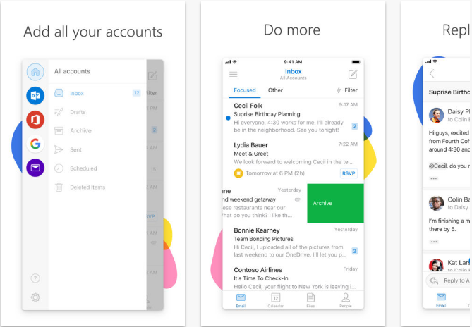 Outlook iOS productivity apps for iPhone and iPad