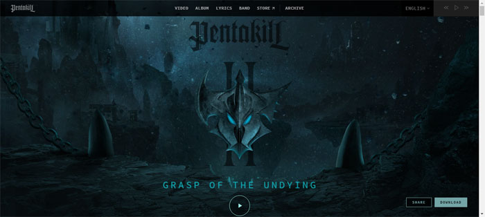 Pentakill_-Grasp-of-the-Und Artist Websites: Their Online Portfolios and How to Design Them