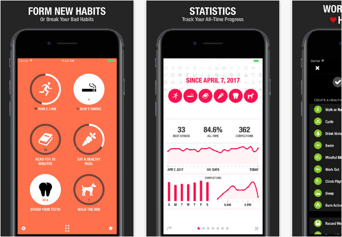 Streaks iOS productivity apps for iPhone and iPad
