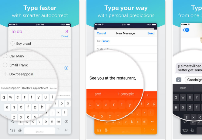 SwiftKey iOS productivity apps for iPhone and iPad