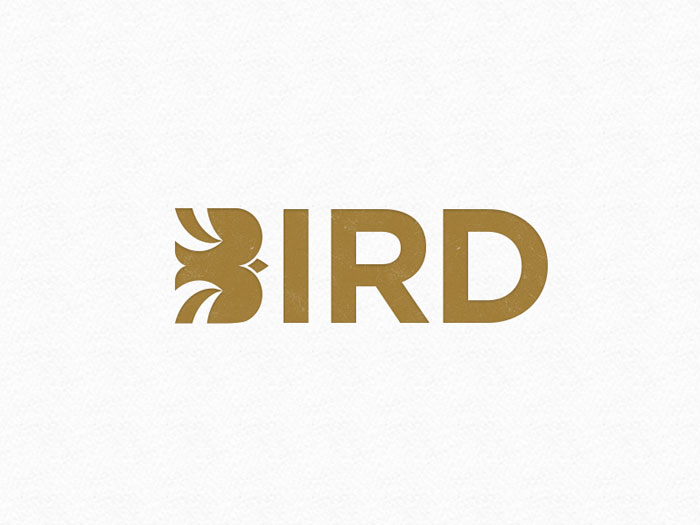 bird_text Minimalist logo designs: Inspirational showcase