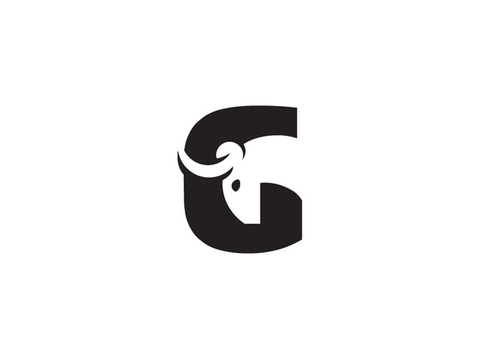 black_wildebeest_dribbble Minimalist logo designs: Inspirational showcase