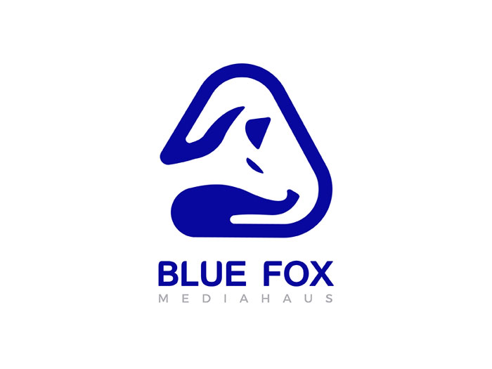 blue_fox_mediahaus_v3 Minimalist logo designs: Inspirational showcase