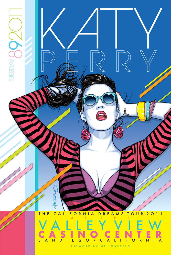 katy-perry-poster Concert posters: Design, Ideas, and Inspiration