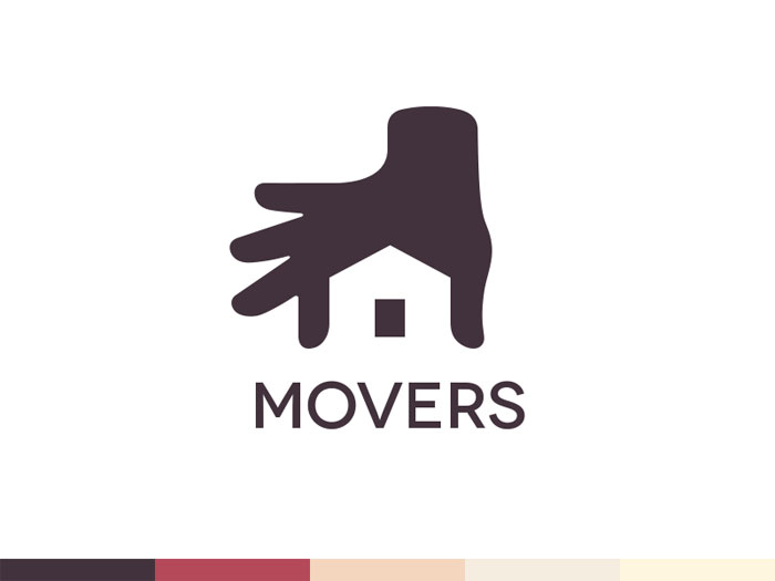 movers-logo-design-branding Negative Space Design: What it is, Logos and Art Use