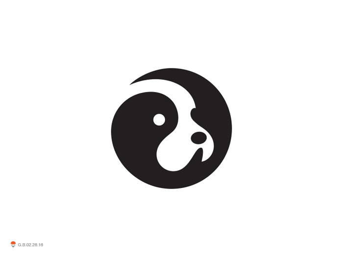 neg_dog Minimalist logo designs: Inspirational showcase