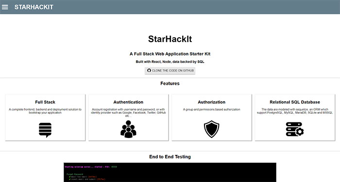 starhack.it_ React Boilerplates That You Should Know Of