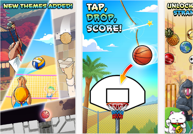 Basket-Fall 82 iPhone Sports Games That Will Get You Hooked