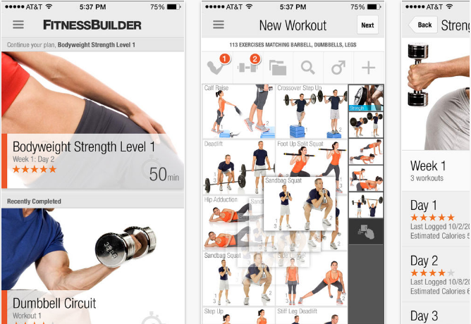 Fitness-Builder Health & Fitness Apps for iPhone and iPad