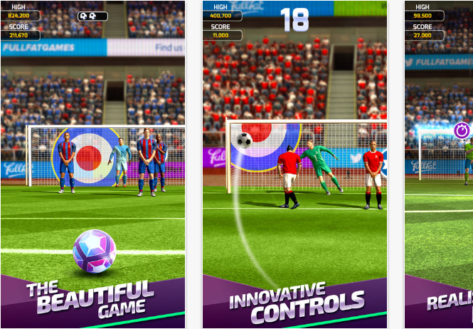 Flick-Soccer 82 iPhone Sports Games That Will Get You Hooked