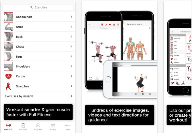 Full-Fitness Health & Fitness Apps for iPhone and iPad